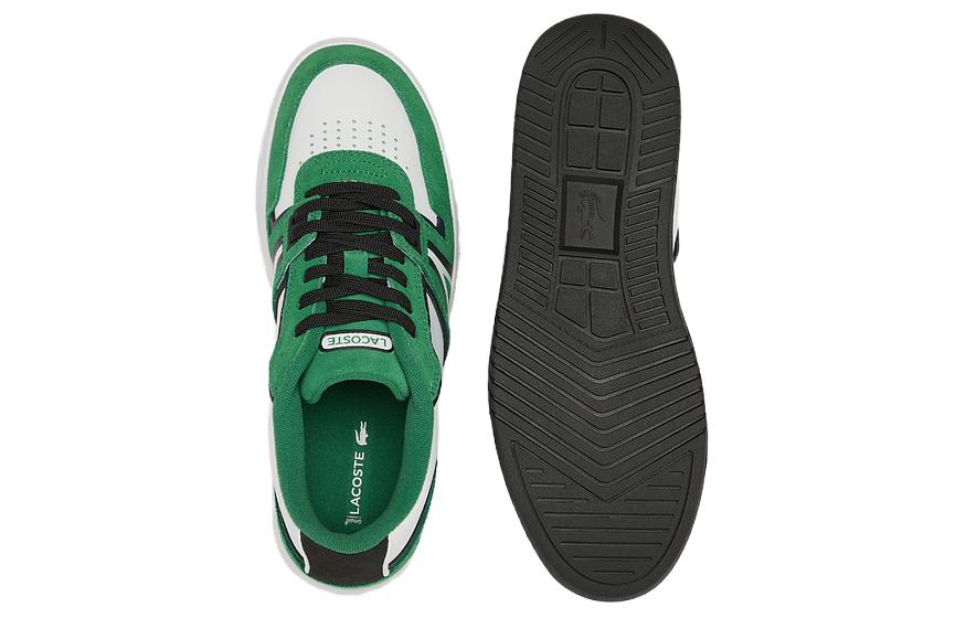LACOSTE L001 Coated Leather Sneakers