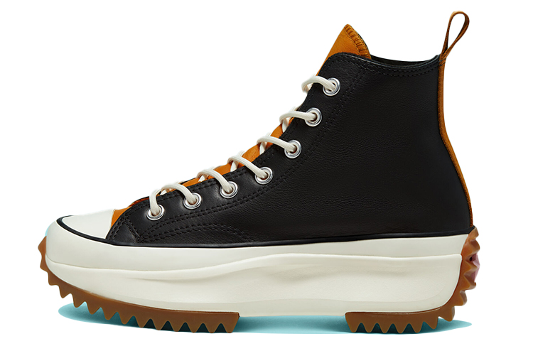 Run Star Wmns Converse Hike High 'Black Saffron Yellow' Women's