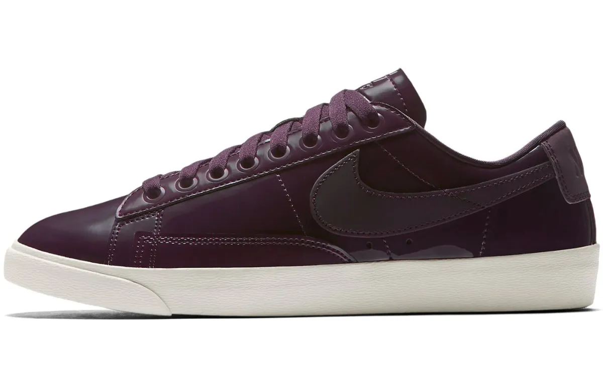 Nike Blazer Nocturne Port Wine Low top Skateboard Shoes Women's Grape Purple