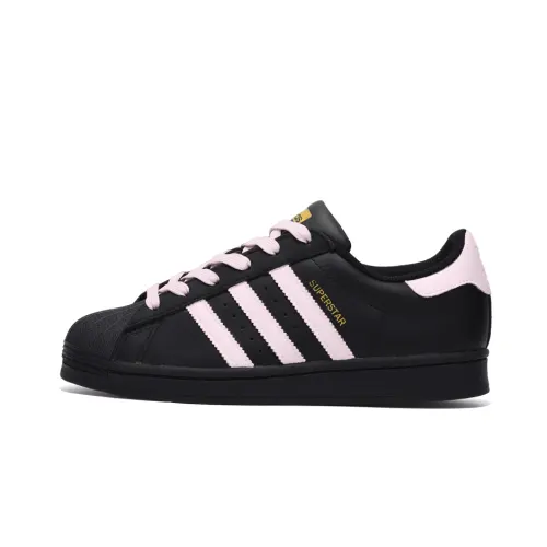 Adidas Originals SUPERSTAR Slip Resistant Abrasion Resistant Low top Skateboard Shoes Unisex Black
