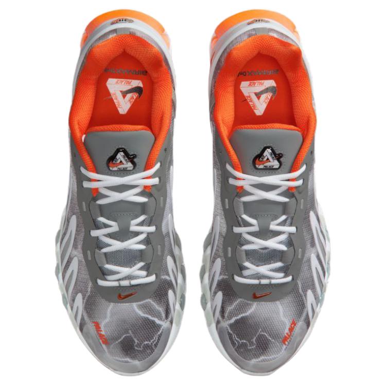 Мужские кроссовки Palace x Nike Air Max Dn8 (серо-оранжевый) — Серыйоранжевый — фото 4