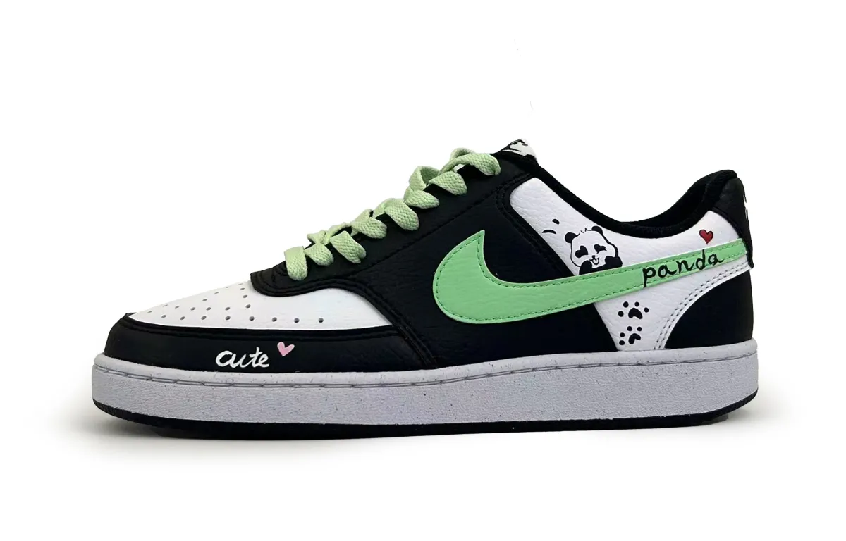 Nike Court Vision Slip Resistant Abrasion Resistant Slip Resistant Abrasion Resistant Low top Skateboard Shoes Unisex