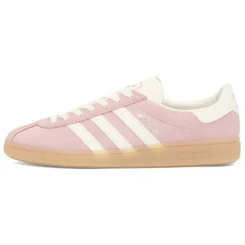 Adidas Originals Muenchen Abrasion Resistant Low top Skateboard Shoes Women's Pink