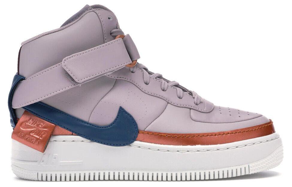 Женские кроссовки Nike Air Force 1 (фиолетово-синие) — фото 2