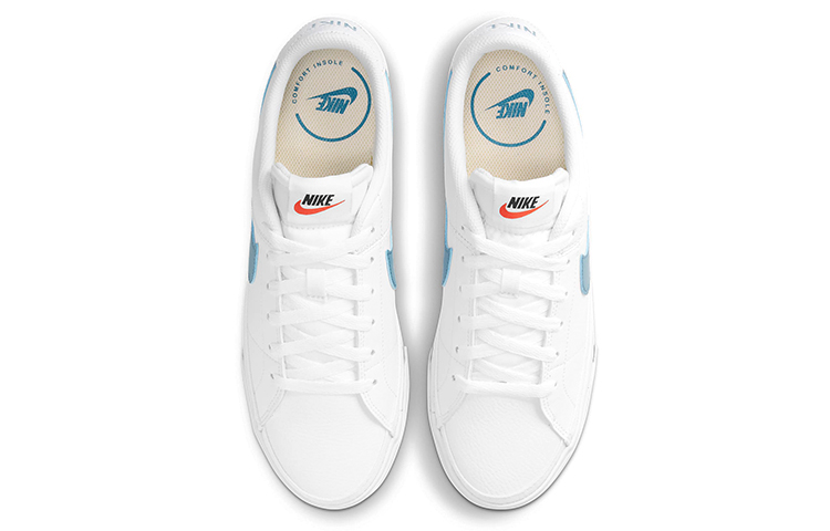 Мужские кеды Nike Court Legacy (бело-синие) — фото 4