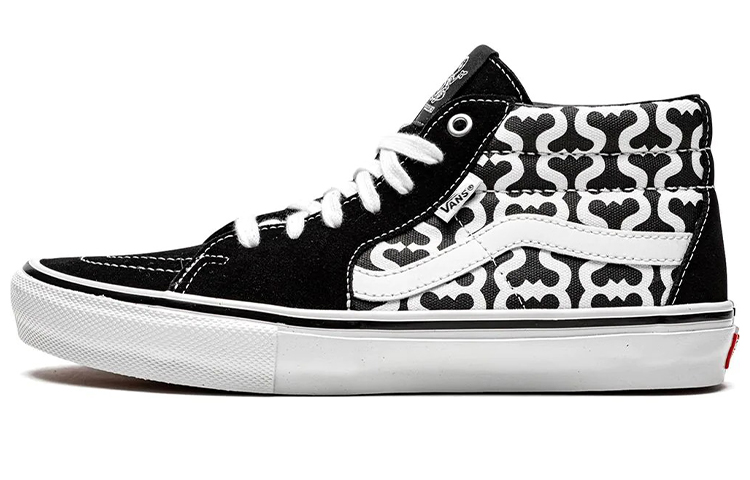 Grosso Supreme x Grosso Vans Mid 'Monogram S - Black'
