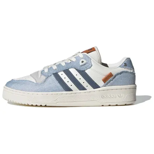 Adidas Originals Rivalry Low top Skateboard Shoes Unisex Blue Gray White