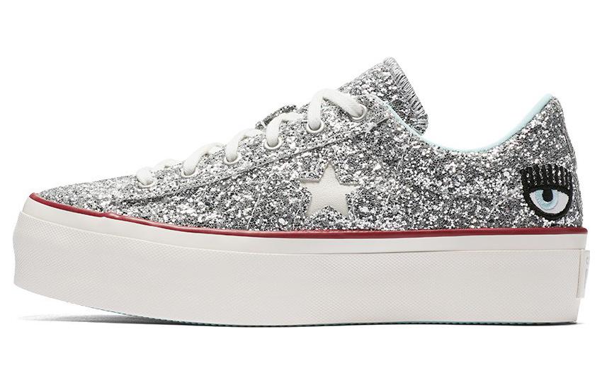 One Star Chiara Ferragni x One Star Wmns Converse Platform Ox 'Glitter' Women's