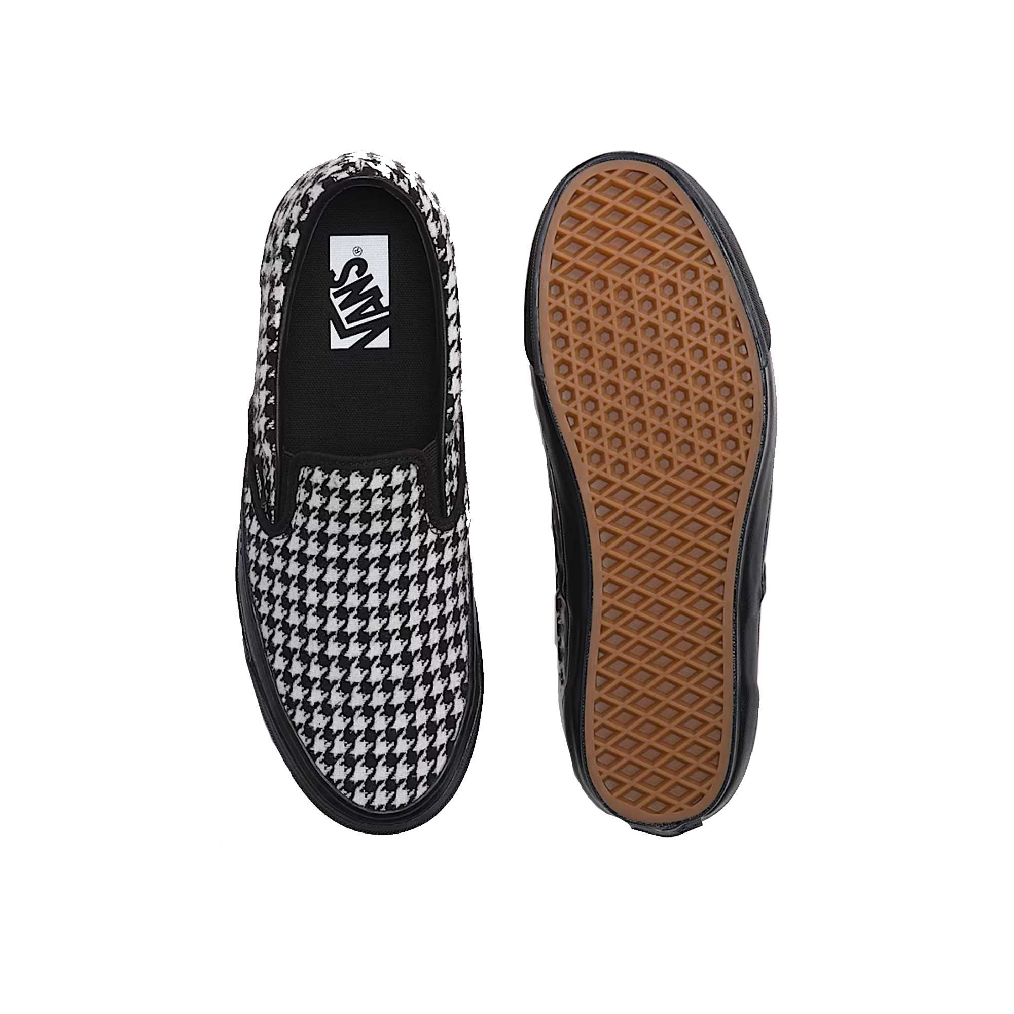 Слипоны Vans Premium Classic Slip-On (черно-белые) — фото 4
