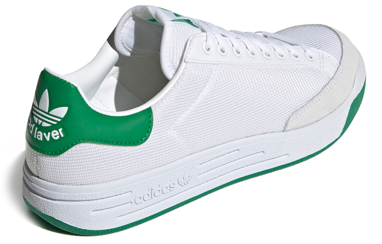 Кеды adidas originals Rod Laver (бело-зеленые) — фото 4