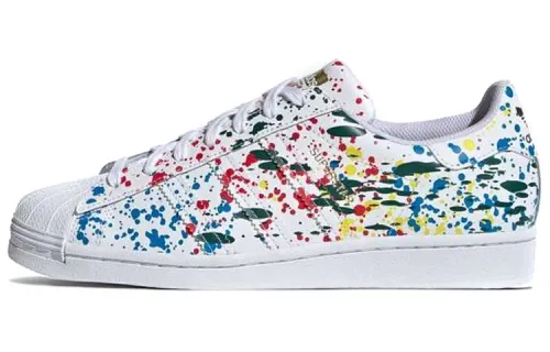 Superstar Adidas Originals 'Splashes Splatter and Drips - White'