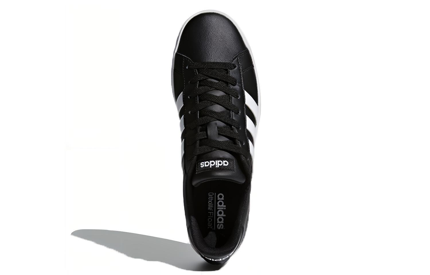 Мужские кеды adidas neo Daily 2.0 (черно-белые) — фото 5