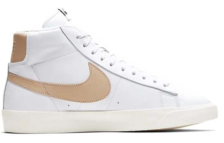 Кеды Nike Blazer Premium (бело-розовые) — Белыйрозовый — фото 2