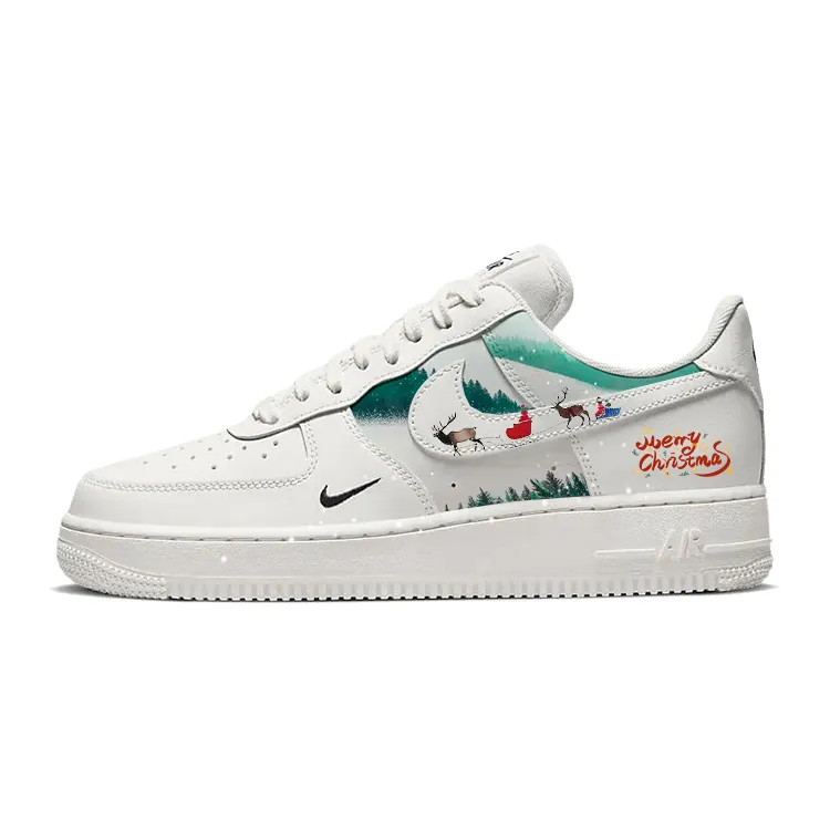 Nike Air Force 1 Slip Resistant, Abrasion Resistant, Lightweight Low top Skateboard Shoes Women's White