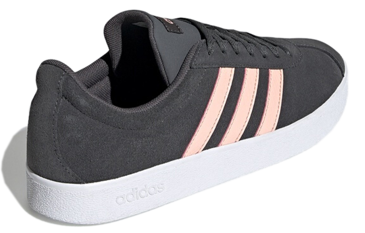 Женские кеды adidas neo VL Court 2.0 (серые) — Серый / розовый — фото 4