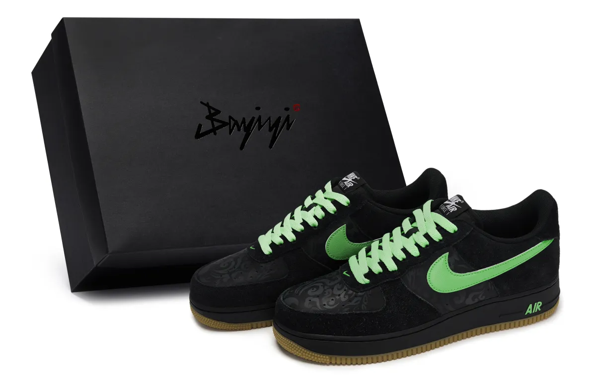 Nike Air Force 1 811 Manufacturing, Timeless Green, Special Shoe Box Abrasion Resistant Abrasion Resistant Low top