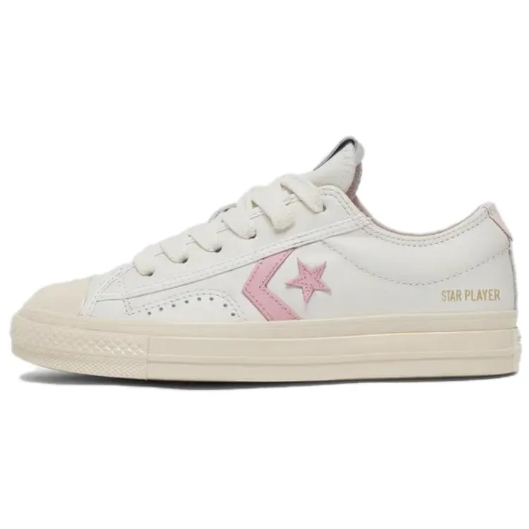 Converse Star Player 76 Low top Skateboard Shoes Unisex White Brown