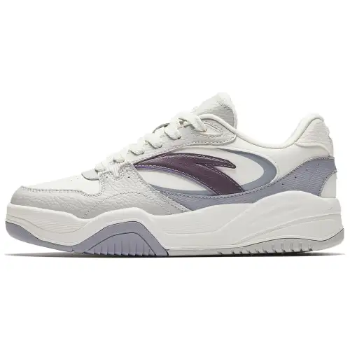 Anta Wave Shoe Textile, Synthetic Leather, Split Cow Leather Abrasion Resistant Lightweight Height Increasing Low top