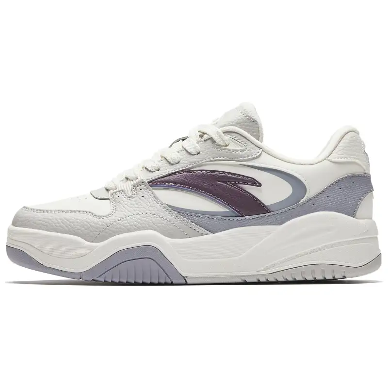 Anta Wave Shoe Textile, Synthetic Leather, Split Cow Leather Abrasion Resistant Lightweight Height Increasing Low top
