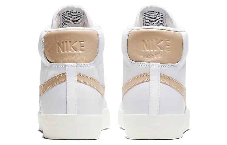 Кеды Nike Blazer Premium (бело-розовые) — Белыйрозовый — фото 5