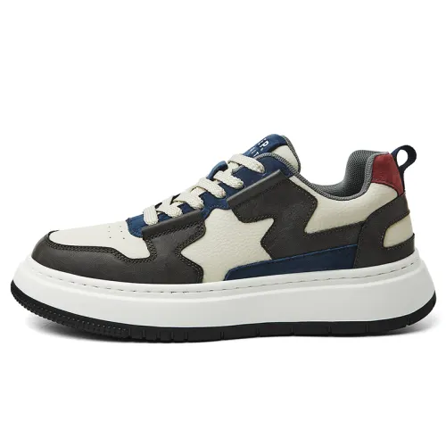 JEEP SPIRIT Leisure Collection Abrasion Resistant Cushioning Low top Stylish Skateboarding Shoes Men's