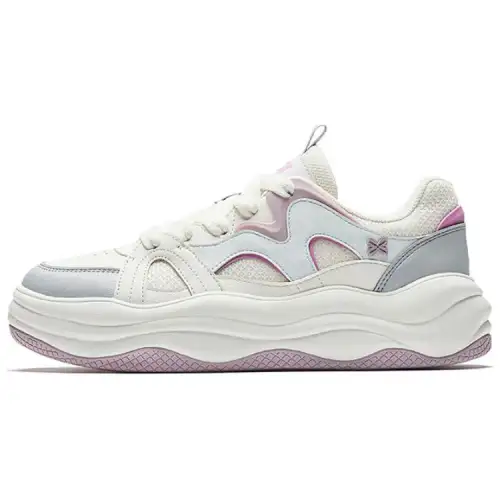 Anta Ice Cream Fashion Trend Coverage Slip Resistant And Abrasion Resistant Low top Skateboard Shoes Women's