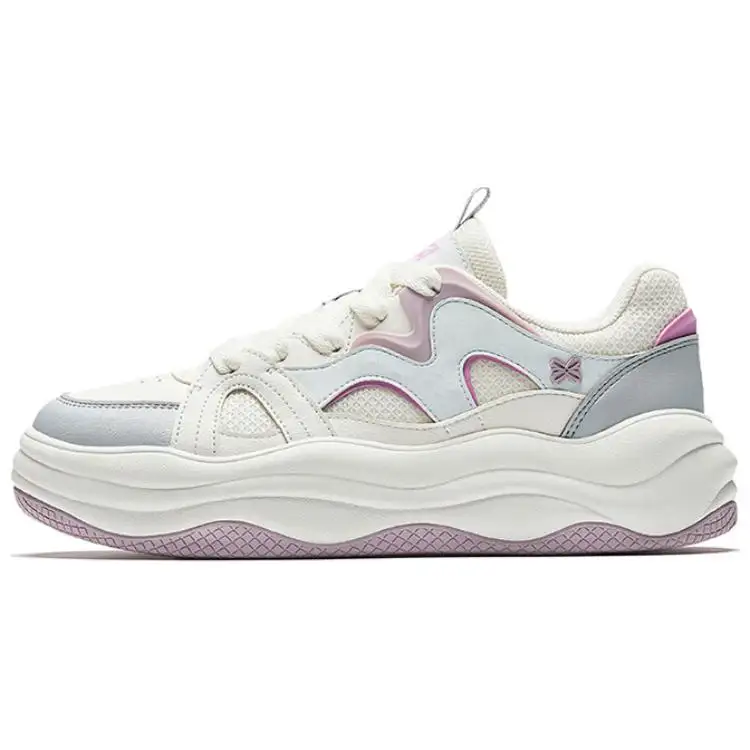 Anta Ice Cream Fashion Trend Coverage Slip Resistant And Abrasion Resistant Low top Skateboard Shoes Women's