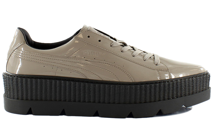 PUMA Fenty X Pointy Creeper Street Style Plain Leather Abrasion Resistant Height Increasing Low top Skateboard Shoes