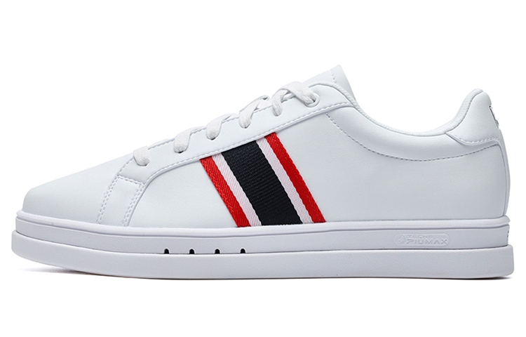 FILA Vigor Synthetic Leather Abrasion Resistant Low top Skateboard Shoes Men's White