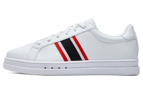 FILA Vigor Synthetic Leather Abrasion Resistant Low top Skateboard Shoes Men's White