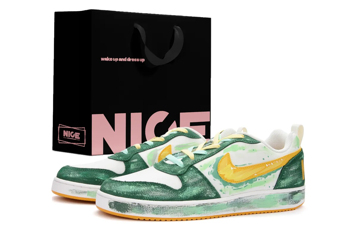 Nike Court Borough PRM Slip Resistant Abrasion Resistant Slip Resistant Abrasion Resistant Low top Skateboard Shoes