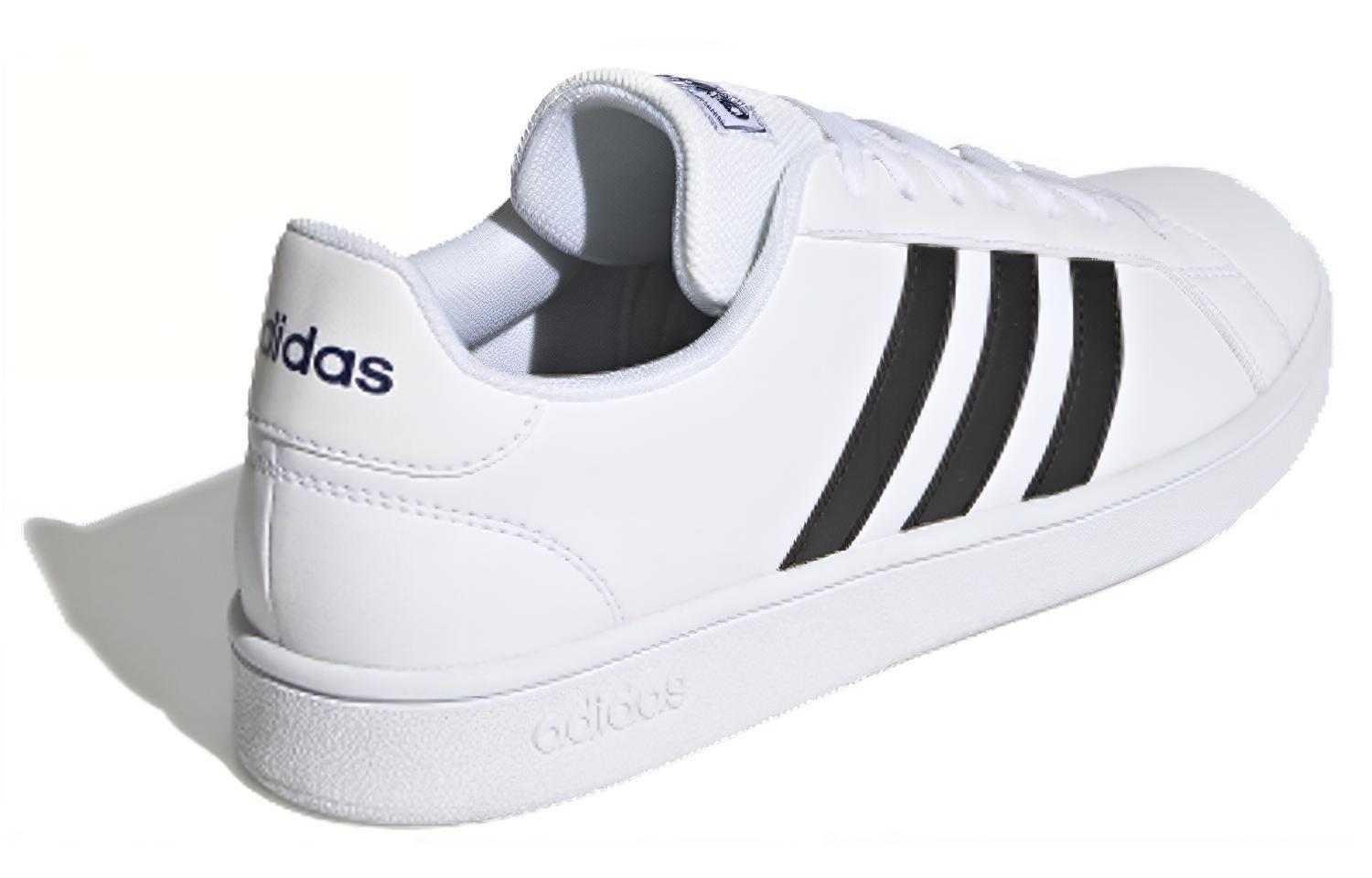 Кеды adidas neo GRAND COURT (бело-черные) — фото 4