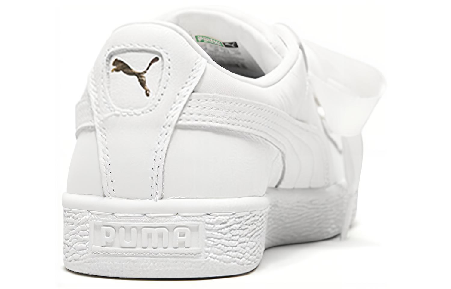 Женские кеды PUMA Suede Platform Bling (белые) — фото 5