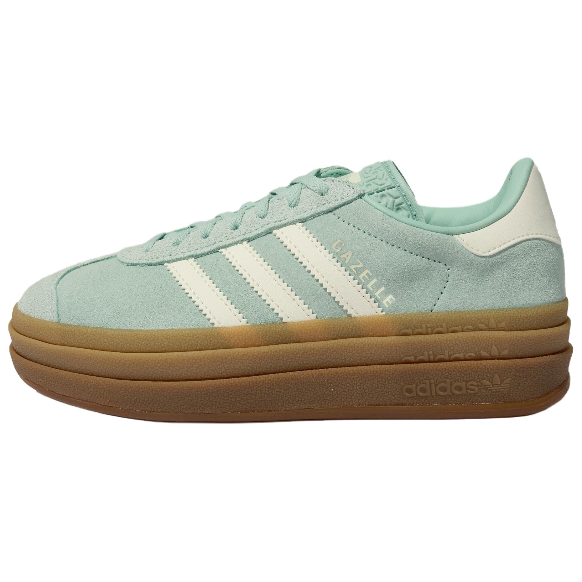 Женские кеды adidas adidas originals GAZELLE BOLD (зеленый)