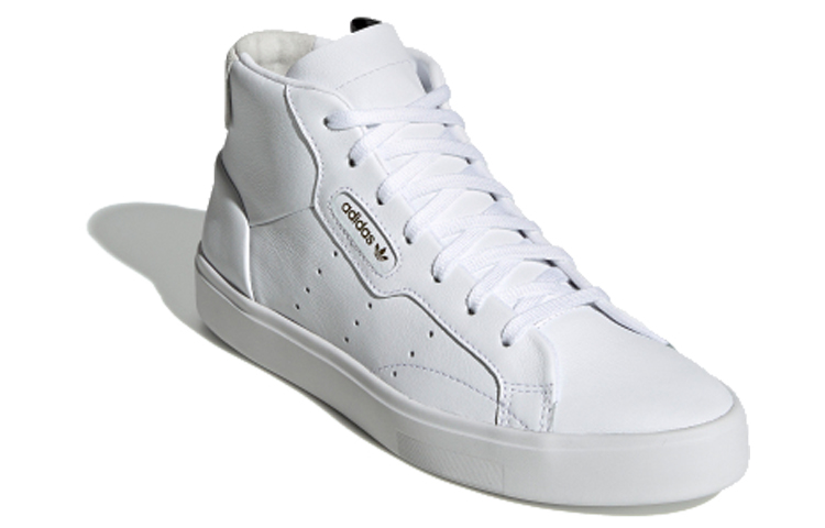 Женские кеды adidas originals Sleek Mid (белые) — фото 2