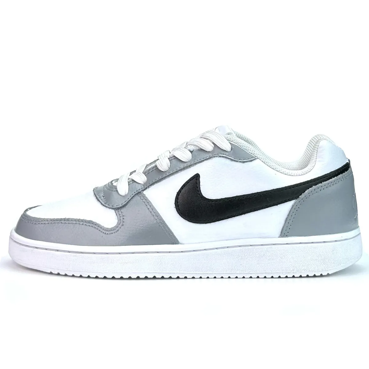 Nike EBERNON Black Cement Cushioning Abrasion Resistant Lightweight Cushioning Abrasion Resistant Lightweight Low top
