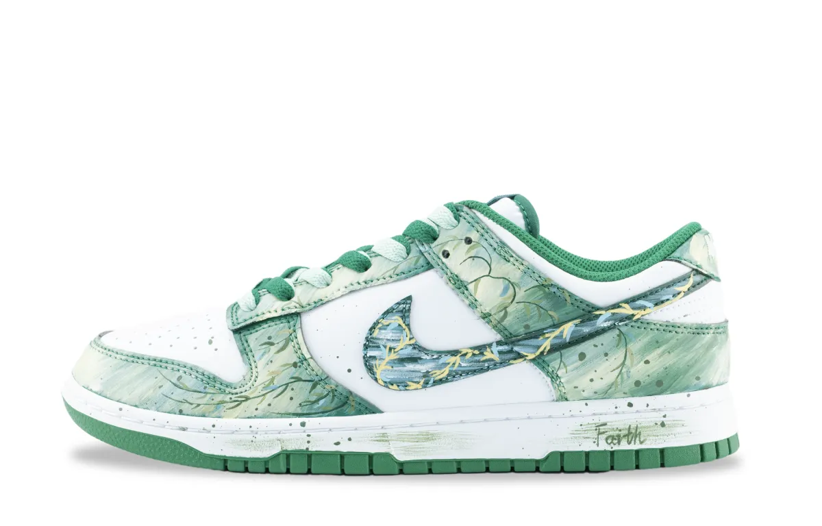 Nike Dunk Low top Skateboard Shoes Unisex Green