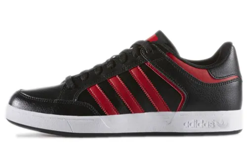 Adidas Originals Varial Low Slip Resistant Abrasion Resistant Low top Skateboard Shoes Men's Black Red