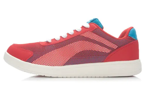 Li Ning Slip Resistant Abrasion Resistant Low top Skateboard Shoes Men's Red