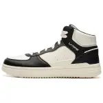 Li Ning Cyan Cloud HI Slip Resistant, Abrasion Resistant, Breathable High top Skateboard Shoes Men's Black White