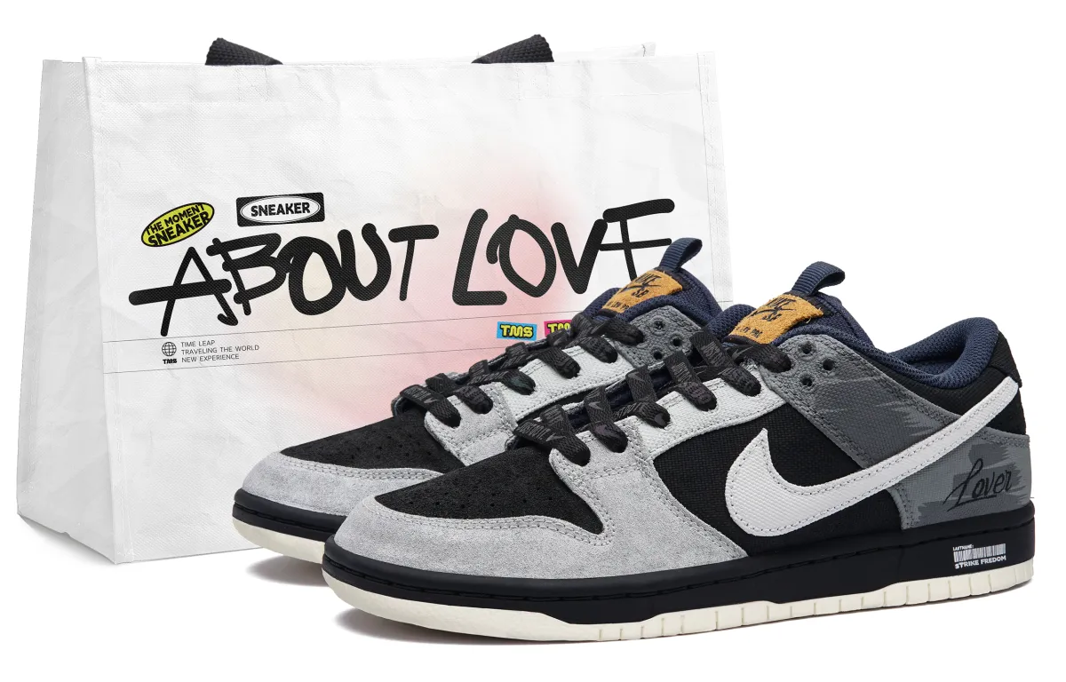 Nike Dunk SB Venus Slip Resistant Low top Skateboard Shoes Unisex Dark Gray