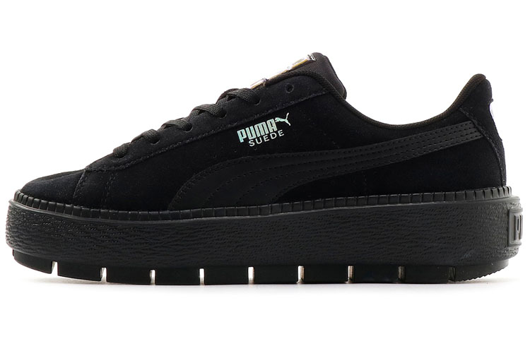 PUMA Suede Platform Tracelight 'Black' Women's