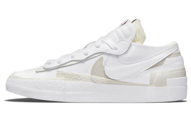 nike x sacai blazer low shoe