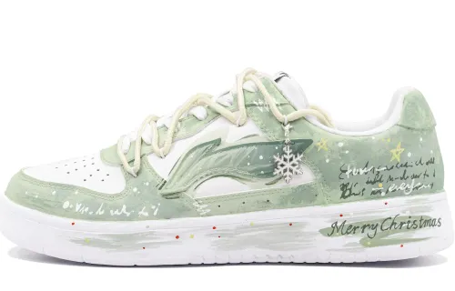 Li Ning Box Action, Ringing Bell Ding Dong, Approaching, Graffiti Slip Resistant Abrasion Resistant Low top