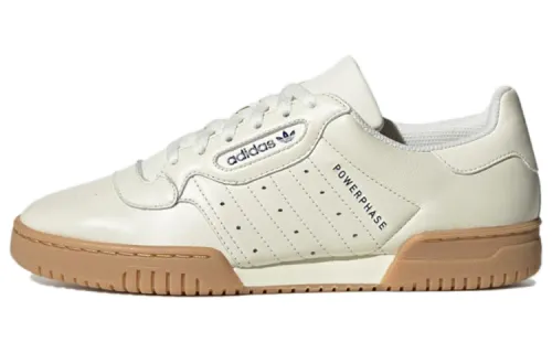 Adidas Originals Yeezy Powerphase Abrasion Resistant Low top Skateboard Shoes Women's Ecru