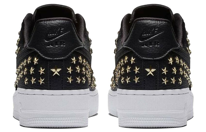 Женские кеды Nike Air Force 1 (черные) — Чёрный — фото 5