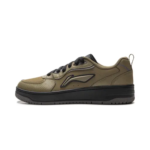 Li Ning Tianji Soft Low top Skateboard Shoes Men's Tamarind Green