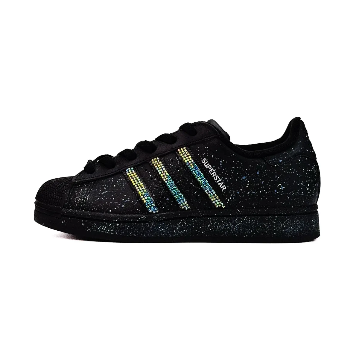 Adidas Originals Superstar 2 Starry Dot Low top Skateboard Shoes Unisex Black