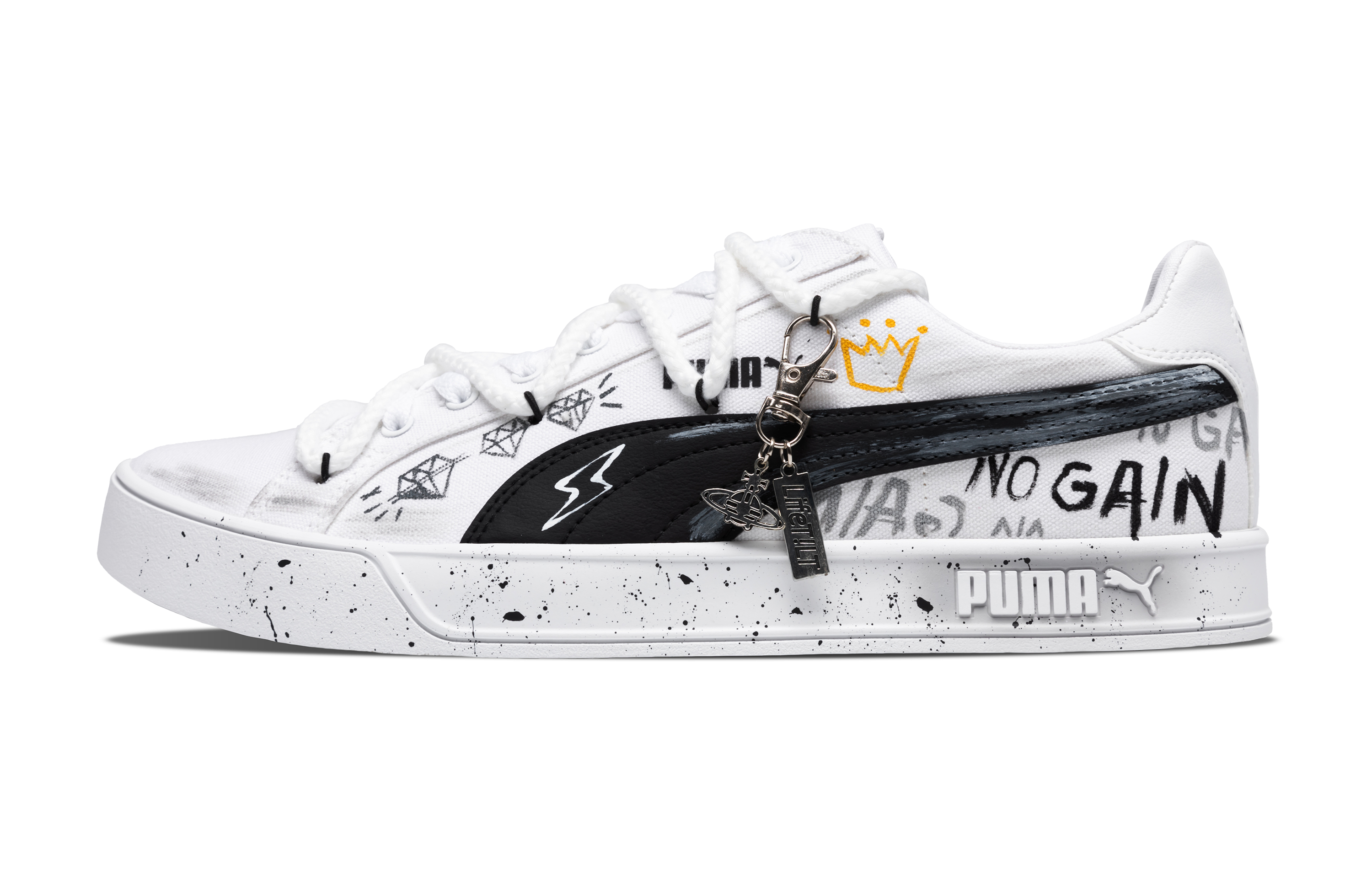 PUMA Smash Vulc Slip Resistant Cushioning Abrasion Resistant Lightweight