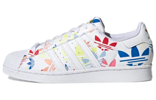 Adidas Superstar 'Allover Trefoil - White Multi'